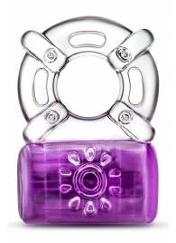 Фиолетовое эрекционное виброкольцо One Night Stand Vibrating C-Ring - Blush Novelties - в Пензе купить с доставкой