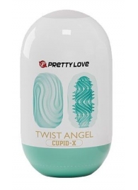 Бирюзовый мастурбатор-яйцо Twist Angel - Baile - в Пензе купить с доставкой