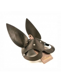 Черная гладкая маска  Зайка  с длинными ушками - Crazy Handmade - купить с доставкой в Пензе