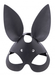 Черная гладкая маска  Зайка  с длинными ушками - Crazy Handmade - купить с доставкой в Пензе