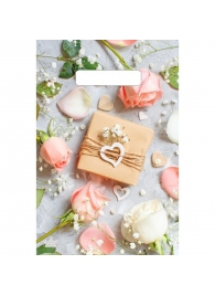 Полиэтиленовый пакет  Подарочек  с вырубной усиленной ручкой - 20 х 30 см. - Сима-Ленд - купить с доставкой в Пензе