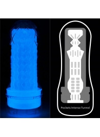 Светящийся в темноте мастурбатор Lumino Play Masturbator Pocketed - Lovetoy - в Пензе купить с доставкой