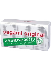 Ультратонкие презервативы Sagami Original 0.02 - 10 шт. - Sagami - купить с доставкой в Пензе