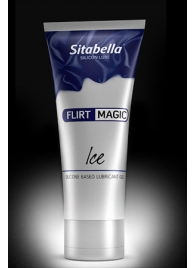 Силиконовая гель-смазка FLIRT MAGIC Ice с лёгким пролонгирующим эффектом - 75 мл. - Sitabella - купить с доставкой в Пензе