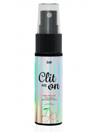 Клиторальный возбуждающий спрей Clit Me On Red Fruits - 12 мл. - INTT - купить с доставкой в Пензе