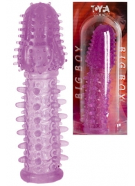 Фиолетовая насадка, удлиняющая половой член - 13,5 см. - Toyfa Basic - в Пензе купить с доставкой