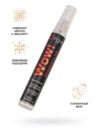 Оральный спрей ORGIE Wow! Strawberry Ice Blowjob Spray с охлаждающим и возбуждающим эффектом - 10 мл. - ORGIE - купить с доставкой в Пензе