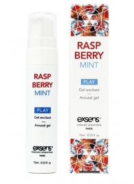 Возбуждающий гель Raspberry Mint с ароматом малины и мяты - 15 мл. - Exsens - купить с доставкой в Пензе