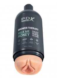 Телесный мастурбатор-вагина Shower Therapy Milk Me Honey - Pipedream - в Пензе купить с доставкой