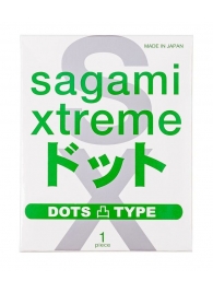 Презерватив Sagami Xtreme Type-E с точками - 1 шт. - Sagami - купить с доставкой в Пензе