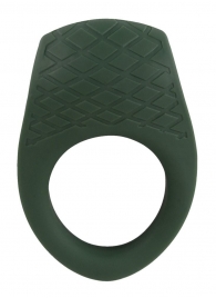 Зеленое эрекционное виброкольцо Luxurious Vibro Cock Ring - Orion - в Пензе купить с доставкой