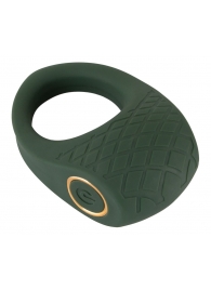 Зеленое эрекционное виброкольцо Luxurious Vibro Cock Ring - Orion - в Пензе купить с доставкой