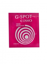 Стимулирующий интимный крем для женщин Cosmo G-spot - 2 гр. - Биоритм - купить с доставкой в Пензе