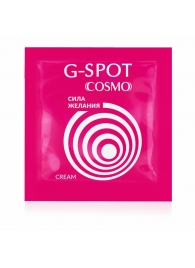 Стимулирующий интимный крем для женщин Cosmo G-spot - 2 гр. - Биоритм - купить с доставкой в Пензе
