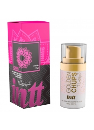 Возбуждающий гель Golden Chups с малиновым ароматом - 17 мл. - INTT - купить с доставкой в Пензе