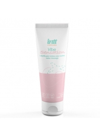 Лубрикант на водной основе Vibe Sensation с клубничным вкусом и легким вибрирующим эффектом - 50 гр. - INTT - купить с доставкой в Пензе