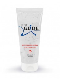 Лубрикант на водной основе Just Glide Strawberry с ароматом клубники - 200 мл. - Orion - купить с доставкой в Пензе