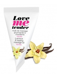 Съедобное согревающее массажное масло Love Me Tender Vanilla с ароматом ванили - 10 мл. - Love to Love - купить с доставкой в Пензе
