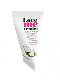 Съедобное согревающее массажное масло Love Me Tender Cocos с ароматом кокоса - 10 мл. - Love to Love - купить с доставкой в Пензе