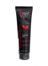 Интимный гель на водной основе Lube Tube Strawberry с клубничным вкусом - 100 мл. - ORGIE - купить с доставкой в Пензе