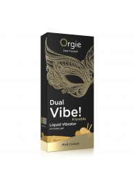 Съедобный гель Dual Vibe Pina Colada с эффектом вибрации и вкусом коктейля пина колада - 15 мл. - ORGIE - купить с доставкой в Пензе