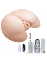 Вибрирующий мастурбатор-попка с ротацией и пультом управления - Baile - в Пензе купить с доставкой