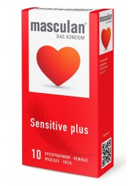 Презервативы Masculan Sensitive plus - 10 шт. - Masculan - купить с доставкой в Пензе
