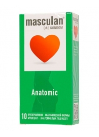 Презервативы анатомической формы Masculan Anatomic - 10 шт. - Masculan - купить с доставкой в Пензе