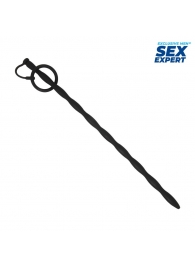 Черный стимулятор уретры Sex Expert - Sex Expert - купить с доставкой в Пензе