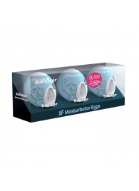 Набор из 3 мастурбаторов-яиц Satisfyer Savage - Satisfyer - в Пензе купить с доставкой