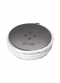 Белая веревка для шибари на катушке - 10 м. - Pecado - купить с доставкой в Пензе