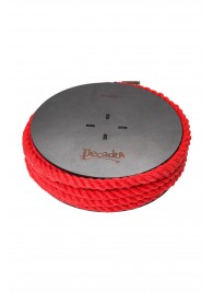 Красная веревка для шибари на катушке - 10 м. - Pecado - купить с доставкой в Пензе