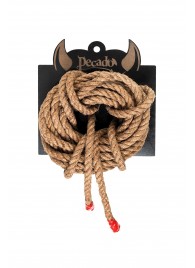 Джутовая веревка для шибари - 5 м. - Pecado - купить с доставкой в Пензе