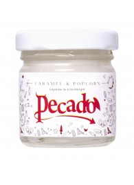 Массажная свеча Caramel   Popcorn - 35 мл. - Pecado - купить с доставкой в Пензе