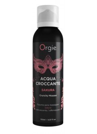 Хрустящая пенка для массажа Orgie Acqua Croccante Sakura с ароматом сакуры - 150 мл. - ORGIE - купить с доставкой в Пензе