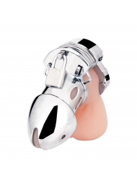 Клетка на пенис из металла Obedience Cock Cage - BlueLine - купить с доставкой в Пензе