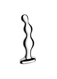 Стальной анальный фаллоимитатор для простаты Stainless Steel Anal Beads - 13 см. - b-Vibe - в Пензе купить с доставкой