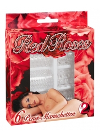 Набор из 6 насадок с шипиками Red Roses - Orion - в Пензе купить с доставкой
