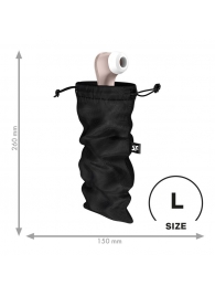 Черный мешочек для хранения игрушек Treasure Bag L - Satisfyer - купить с доставкой в Пензе