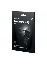 Черный мешочек для хранения игрушек Treasure Bag L - Satisfyer - купить с доставкой в Пензе