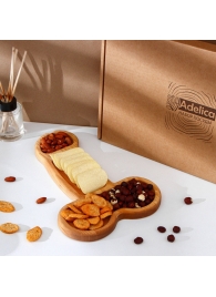 Деревянное блюдо для подачи в форме члена (32,5 х 20 х 1,7 см) - Сима-Ленд - купить с доставкой в Пензе