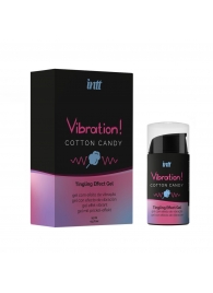 Жидкий вибратор Vibration Cotton Candy с ароматом сахарной ваты - 15 мл. - INTT - купить с доставкой в Пензе