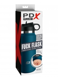 Мастурбатор-вагина в синей колбе F*ck Flask - Pipedream - в Пензе купить с доставкой