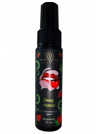 Спрей для горла Deep Throat с десенсибилизирующим эффектом и вкусом клубники - 50 мл. - БиоМед - купить с доставкой в Пензе
