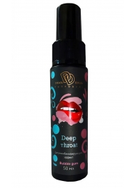 Спрей для горла Deep Throat с десенсибилизирующим эффектом и вкусом бабл-гам - 50 мл. - БиоМед - купить с доставкой в Пензе