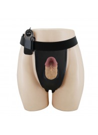 Полый вибрострапон на регулируемых трусиках Draven - 17,5 см. - Baile - купить с доставкой в Пензе