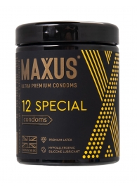 Презервативы с точками и рёбрами MAXUS Special - 12 шт. - Maxus - купить с доставкой в Пензе