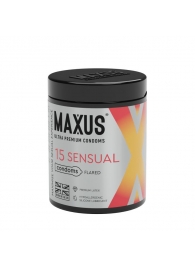 Анатомические презервативы MAXUS Sensual - 15 шт. - Maxus - купить с доставкой в Пензе