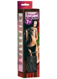 Чёрная веревка для связывания - 700 см. - Orion - купить с доставкой в Пензе