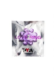 Мягкая фиолетовая гелевая насадка - Toyfa Basic - в Пензе купить с доставкой